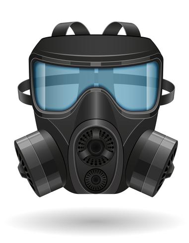 gas mask vector illustration