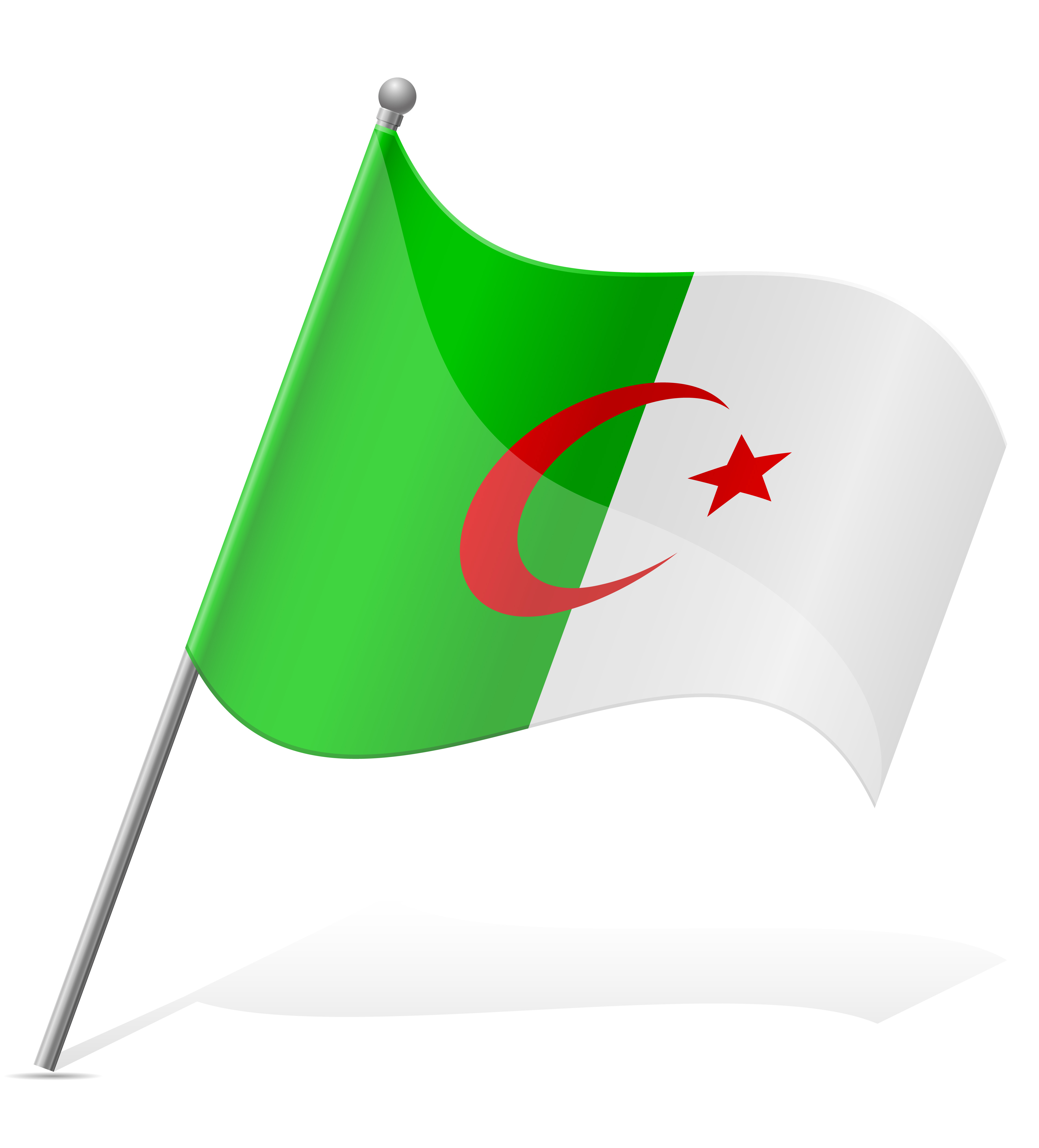 flag of Algerian vector illustration 489652 Vector Art at Vecteezy