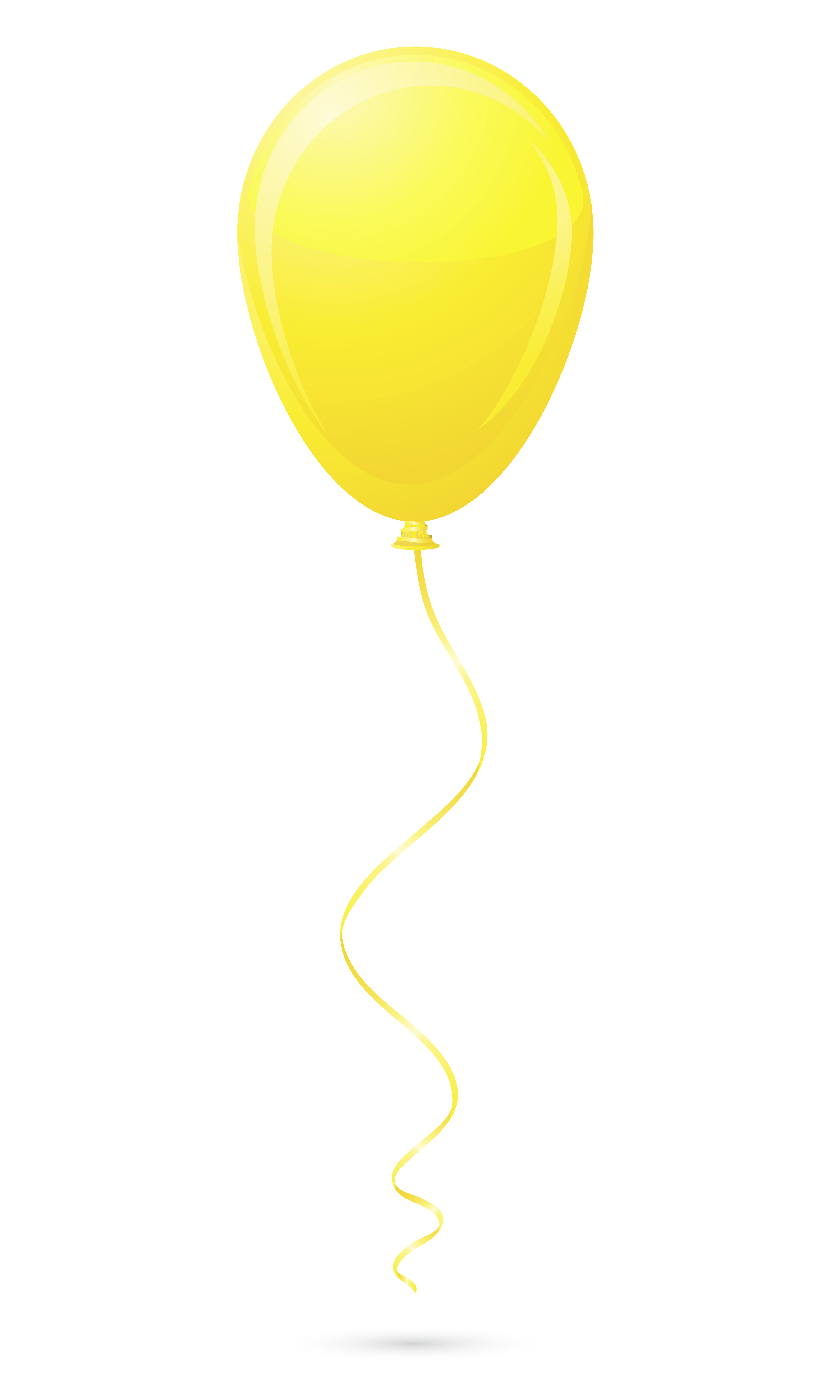 yellow balloon vector illustration 489695 Vector Art at Vecteezy