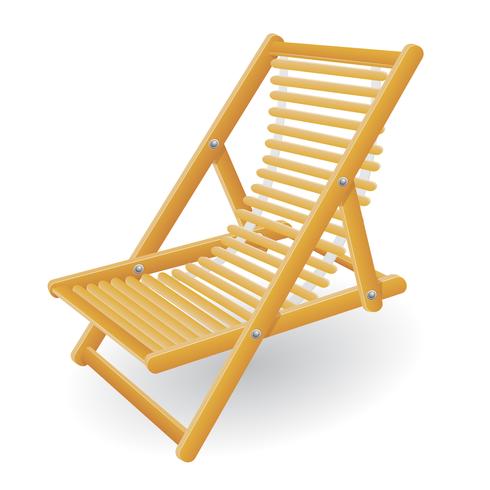 beach chair vector illustration 489811 Vector Art at Vecteezy