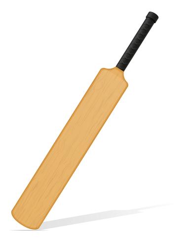 Ilustración de vector de bate de cricket