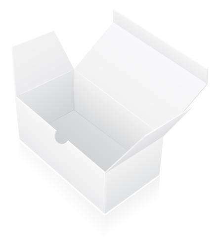 Ilustración de vector de caja de embalaje