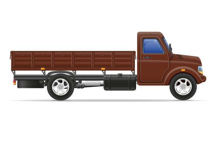 cargo truck for transportation of goods vector illustration