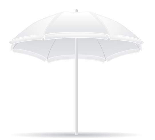 beach umbrella vector illustration