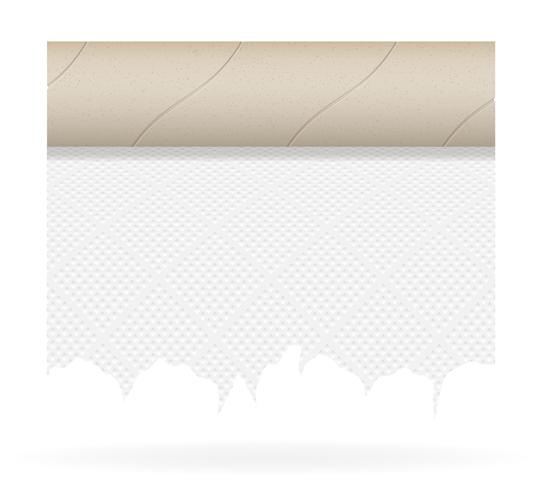 piece toilet paper vector illustration