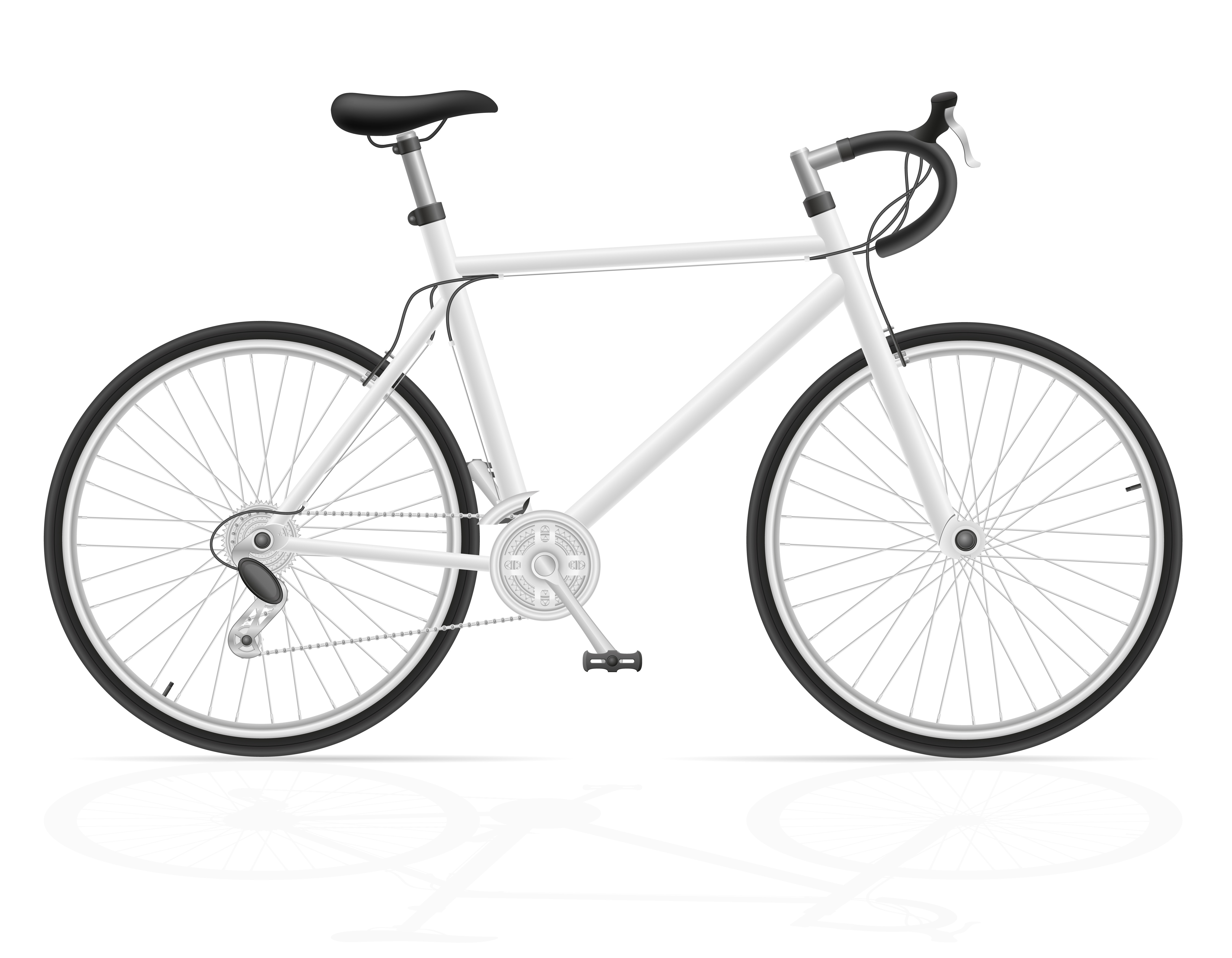 road bike with gear shifting vector illustration 490018 - Download Free