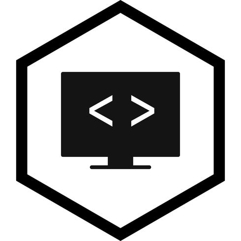 Code optimization Icon Design vector