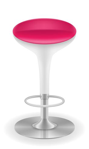 Bar moderno silla taburete vector ilustración