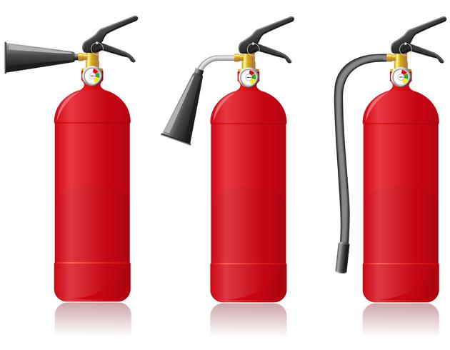 Ilustración de vector de extintor de incendios