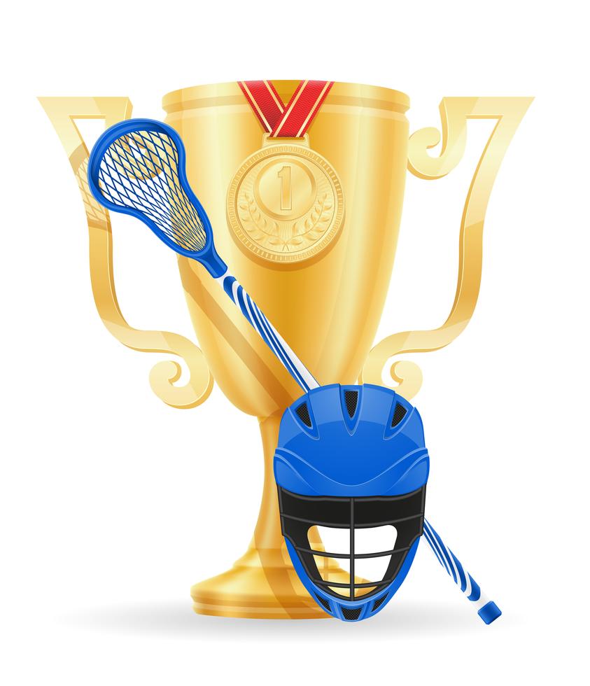 lacrosse cup winner gold stock vector illustration 490612 Vector Art at