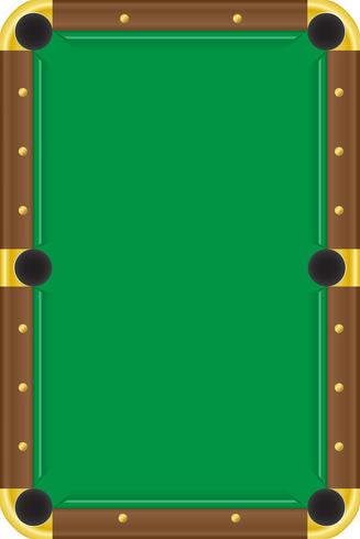 billiards table vector