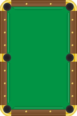 billiards table vector