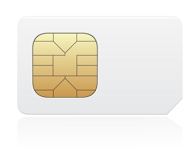 sim card vector illustration