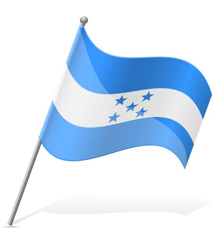 Bandera de Honduras ilustración vectorial vector
