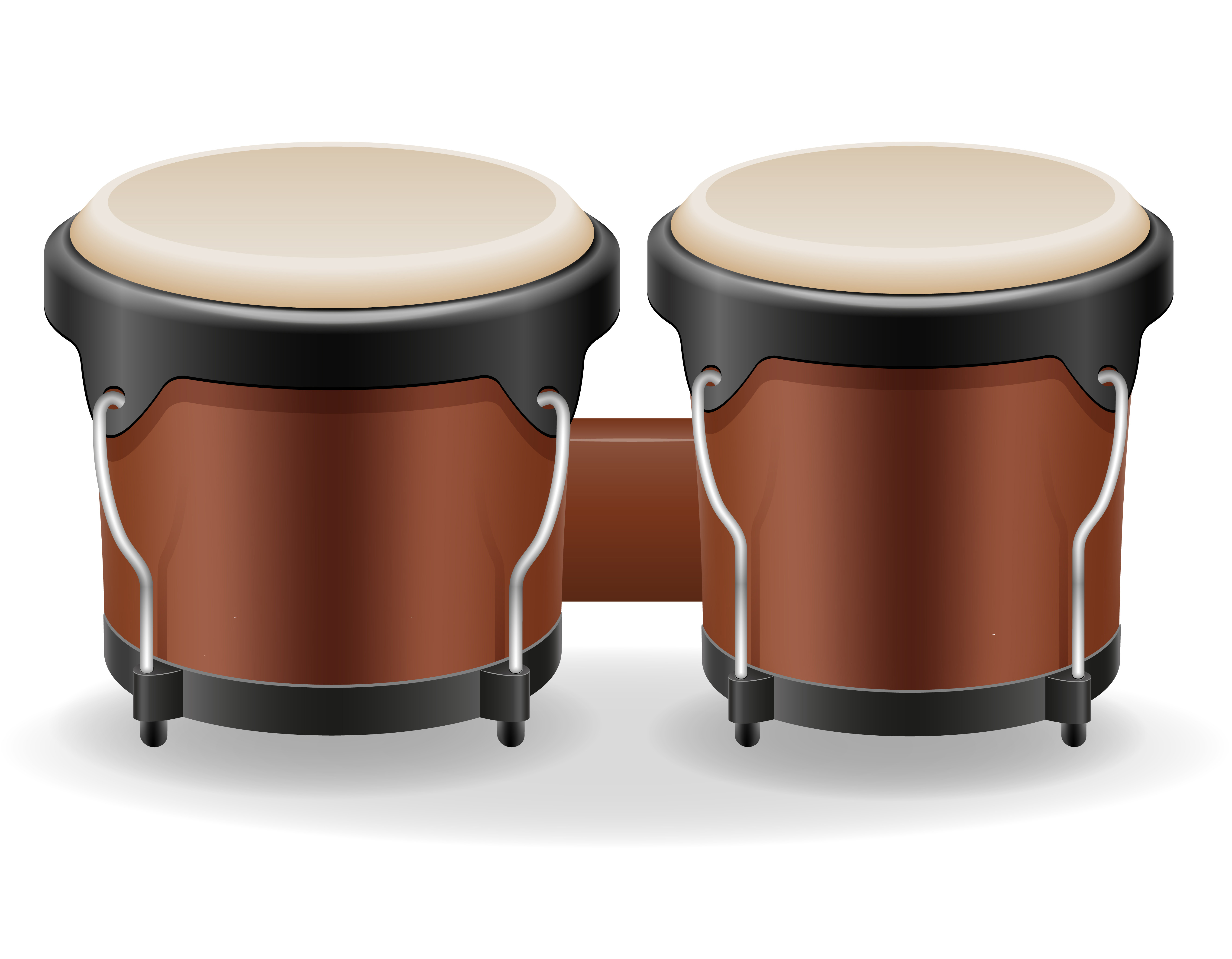 Download bongo drums musical instruments stock vector illustration - Download Free Vectors, Clipart ...