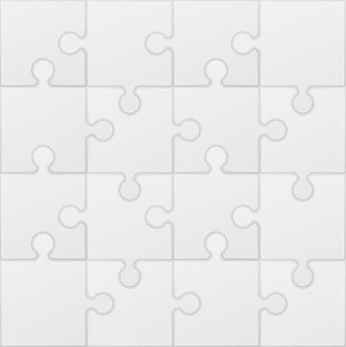 square puzzle vector illustration
