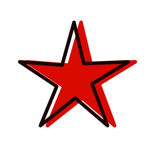 Diseño de icono de estrella vector