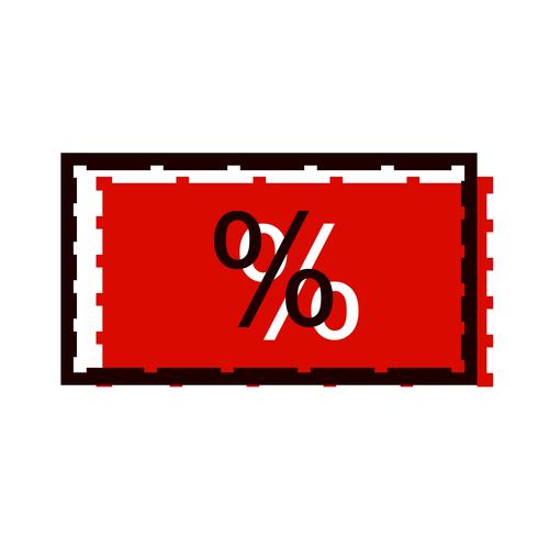 Discount Icon Design vector