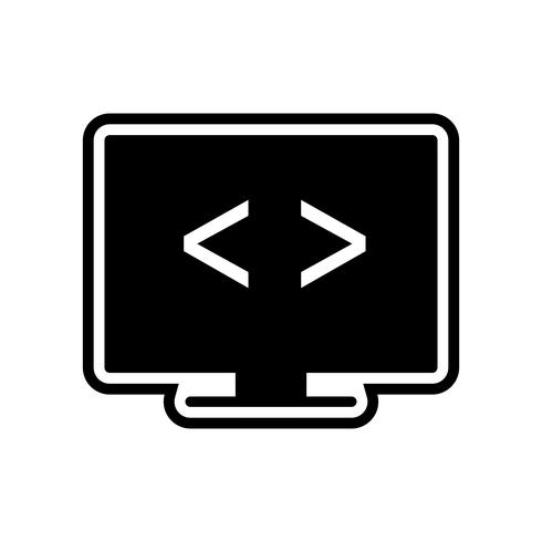 Code optimization Icon Design vector