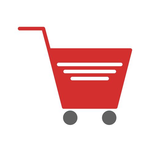 Carrito de compras Icono de diseño vector