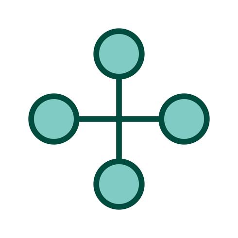 Link Building Icon Design vector