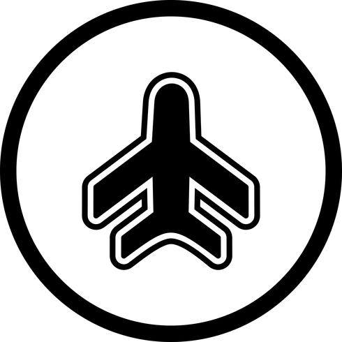 Diseño de icono de avión vector