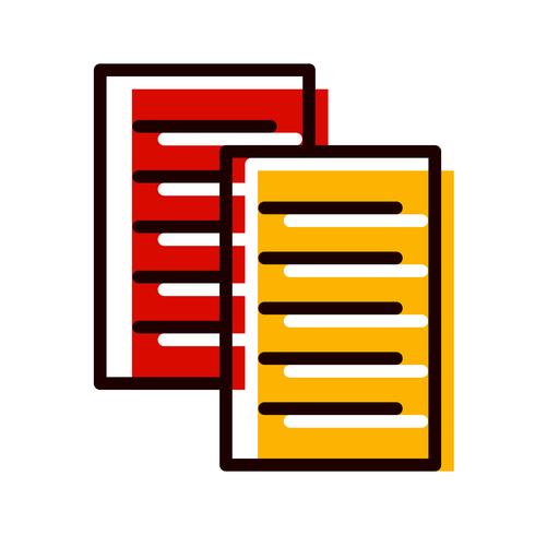 Files Icon Design vector