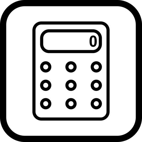 Diseño de iconos de calculadora vector