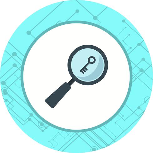 Keyword Search Icon Design vector