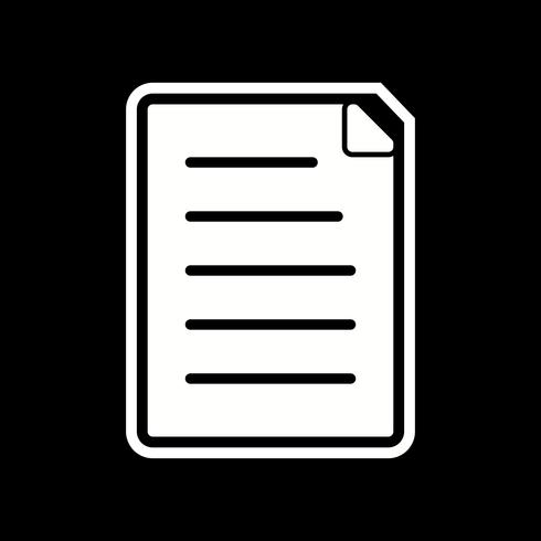 Document Icon Design vector