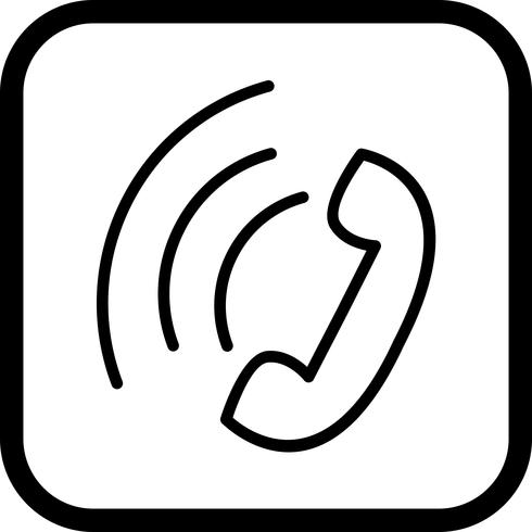 Diseño de icono de llamada activa vector