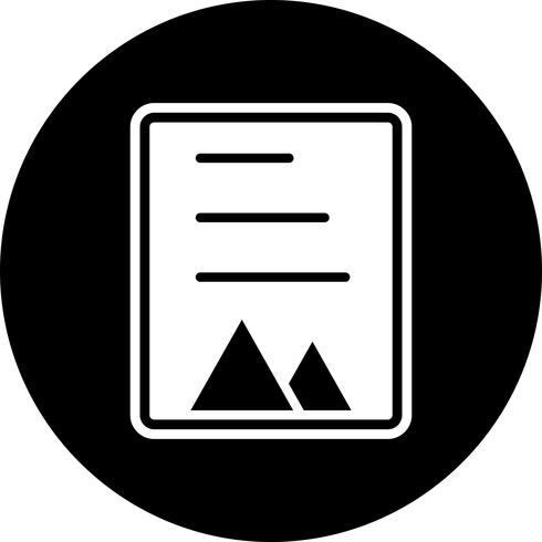 Document Icon Design vector