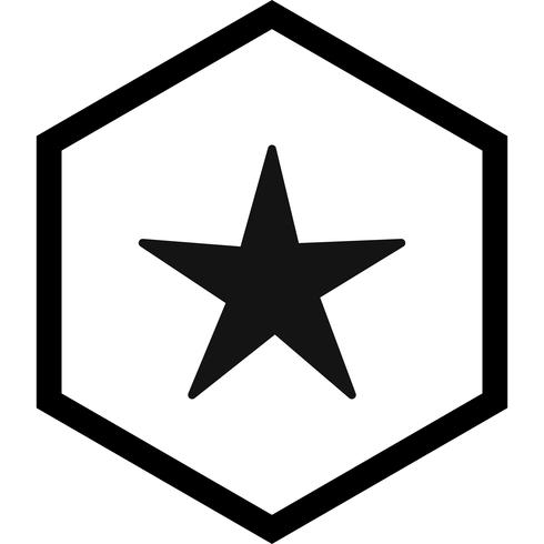 Diseño de icono de estrella vector