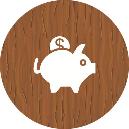 Piggy Bank Icon Design vector