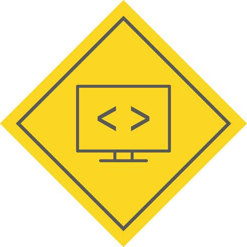 Optimización de código Icon Design vector