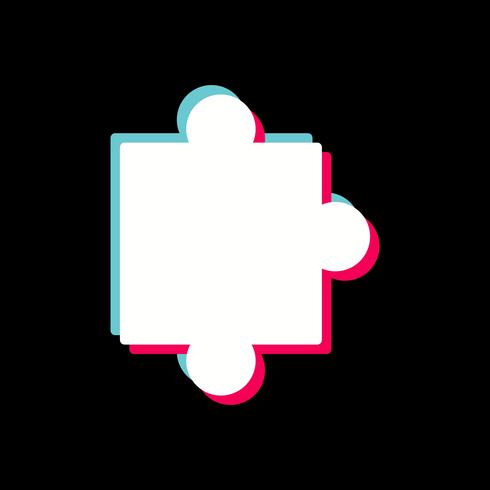 Puzzle Piece Icon Design vector