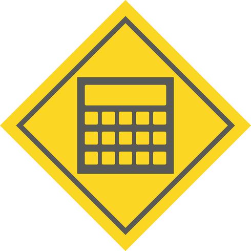 Calculation Icon Design vector