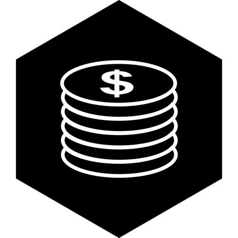 Coins Icon Design vector