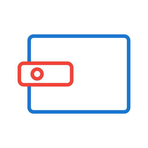 Wallet Icon Design vector