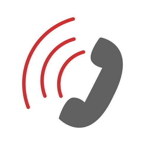 Active Call Icon Design vector