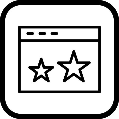  Starred Icon Design vector