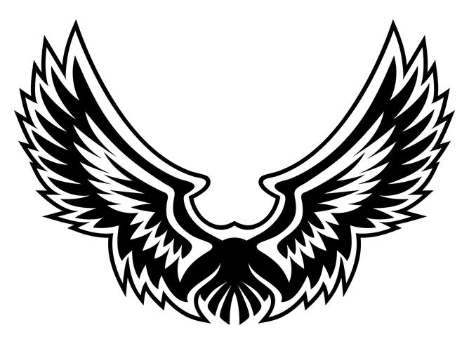 Wing logo vector graphic