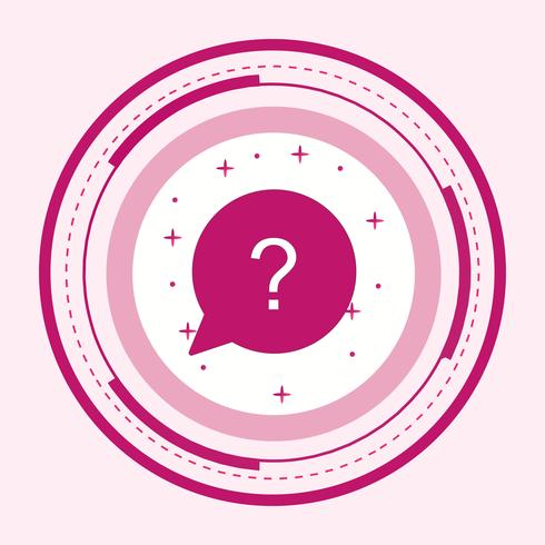 Question Icon Design vector