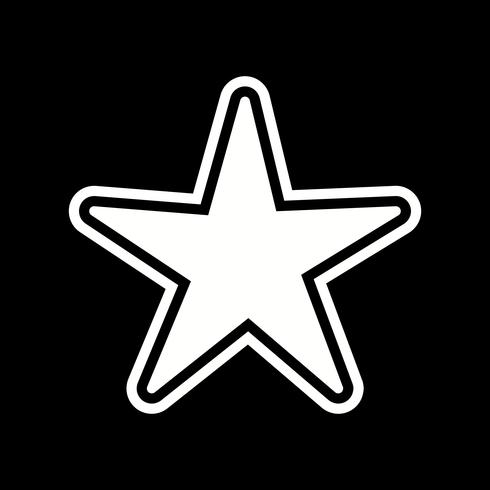 Diseño de icono de estrella vector