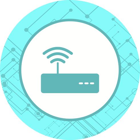 Diseño de icono de wifi vector