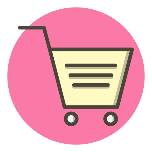 Carrito de compras Icono de diseño vector