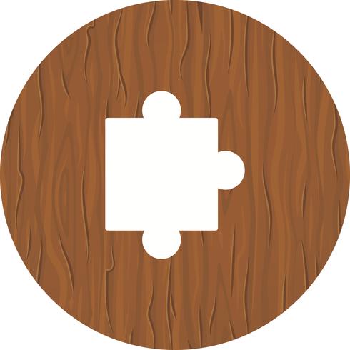 pieza de puzzle icono de diseño vector