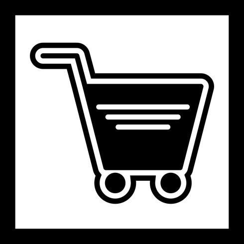 Carrito de compras Icono de diseño vector