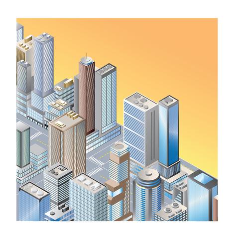 City skyline vector