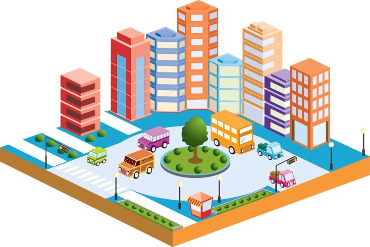 3D city3 vector